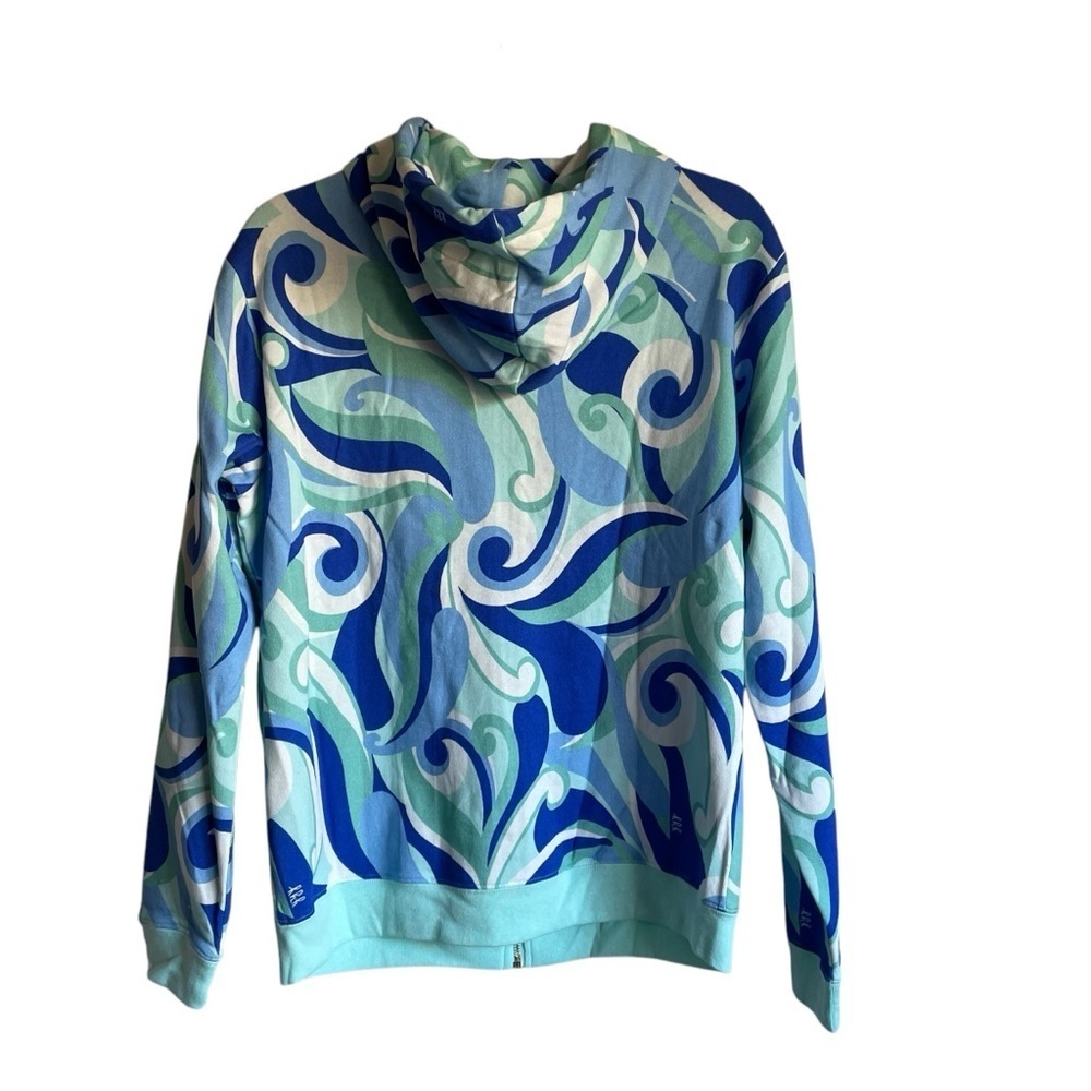Hill House The Allie Zip-Up Ocean Kaleidoscope Hoodie Jacket NWT - Picture 8 of 14